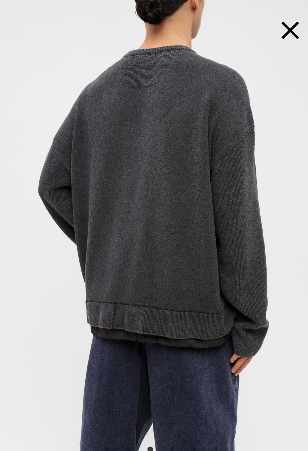 준지 2023 23 S/S 스트링 니트 스웻 입니다. 상품이미지2