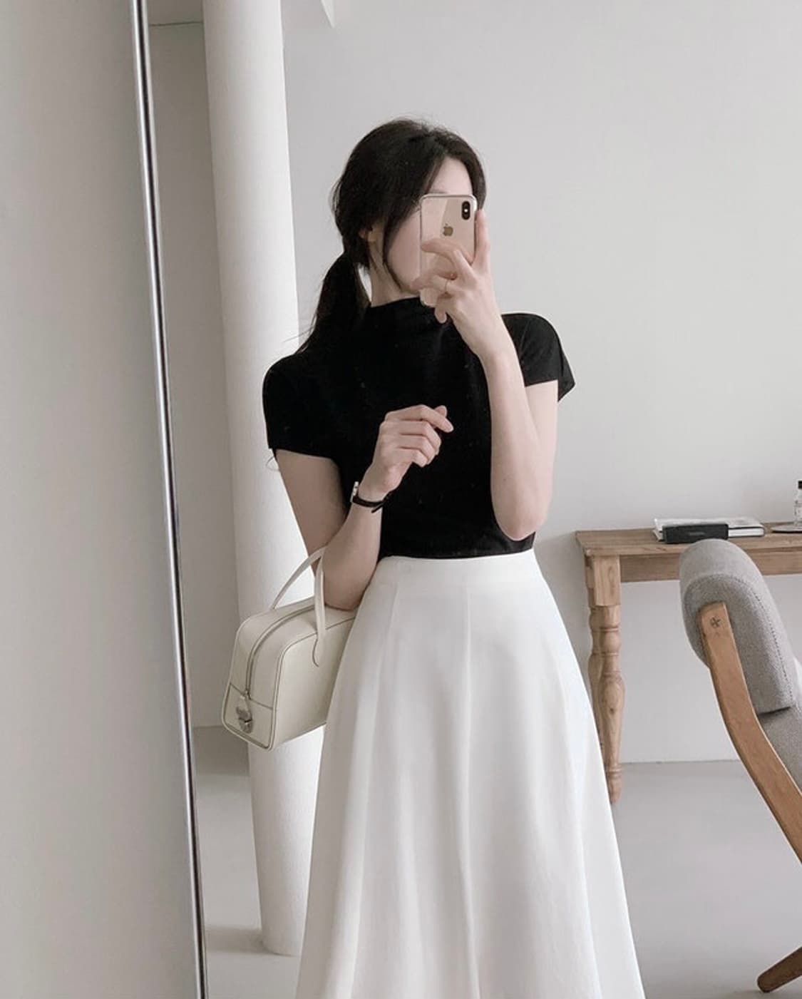 롱플레어스커트m 상품이미지5