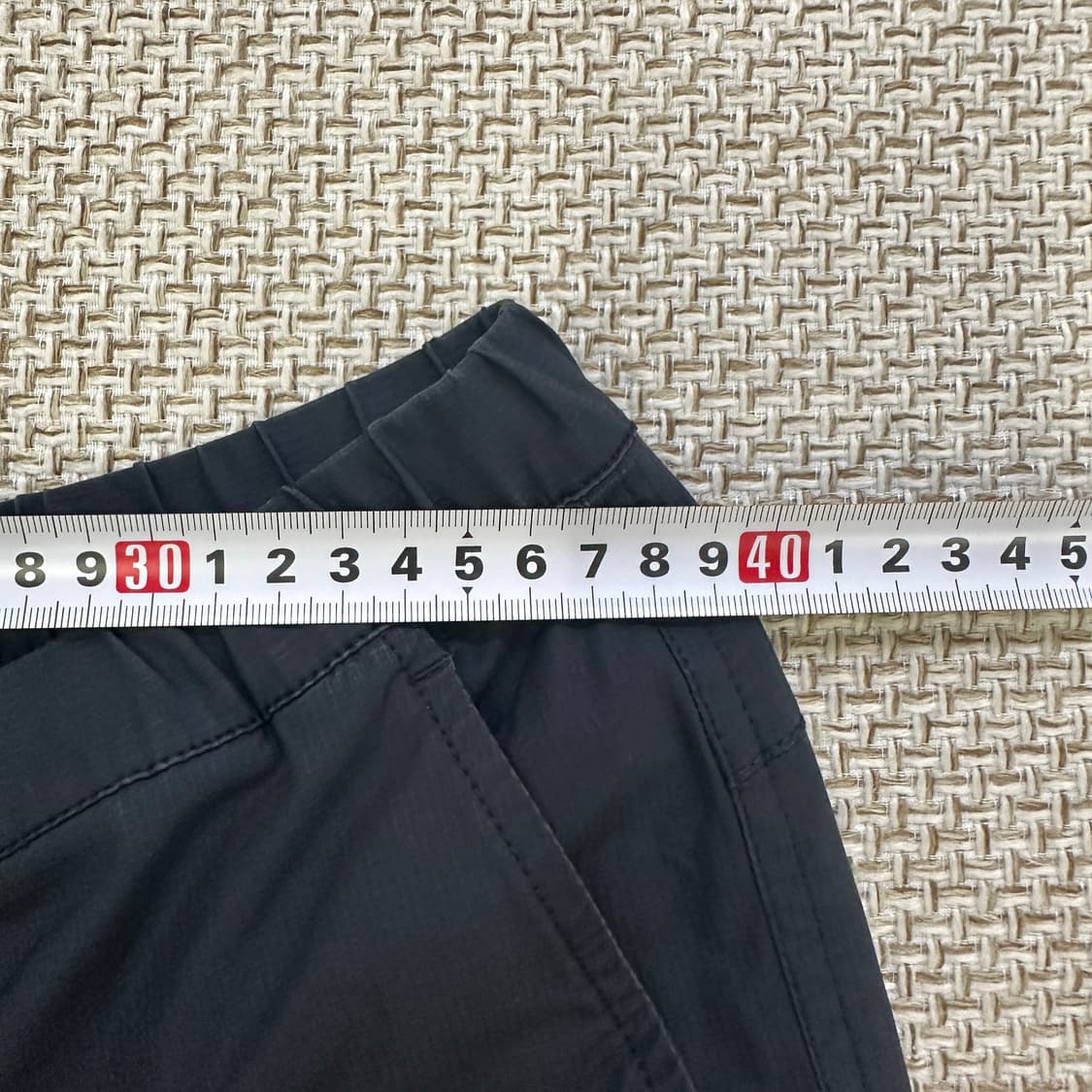 80 노스페이스 블랙 컬러 밴딩 반바지 0410D 상품이미지7