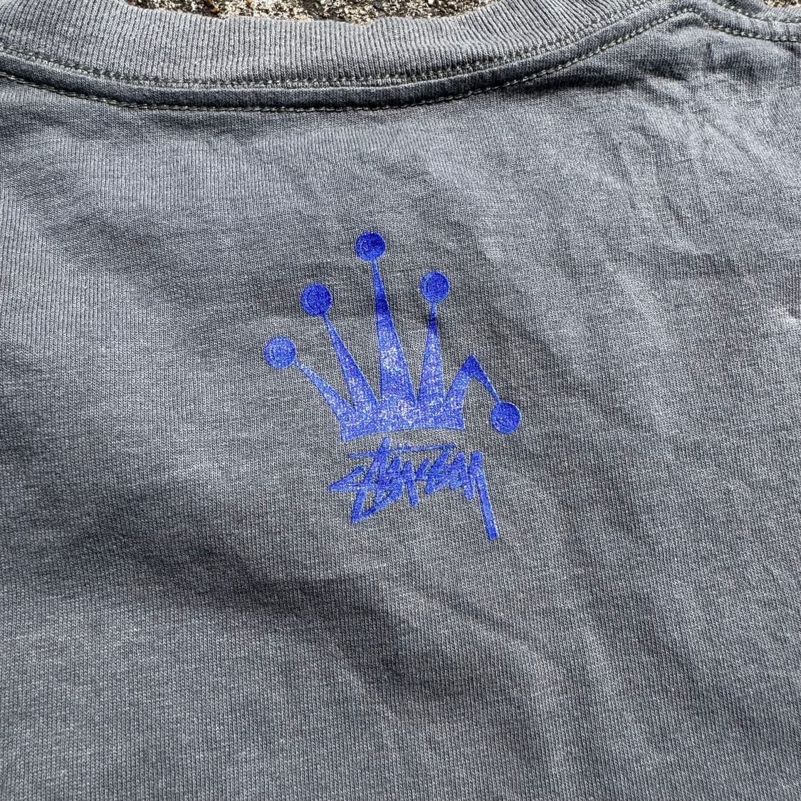 [XL] 00s Stussy 스투시 카키색 반팔티 상품이미지7