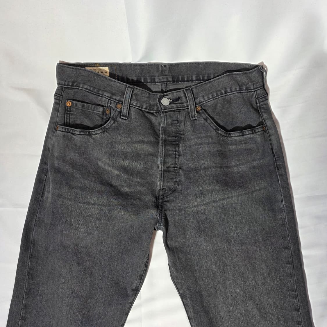 [W32L32]리바이스 프리미엄 501 그레이 데님팬츠 상품이미지2