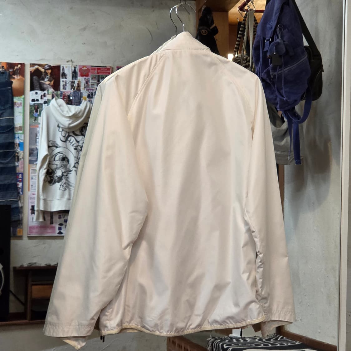 아디다스 올드스쿨 화이트 포인트 바람막이 상품이미지5