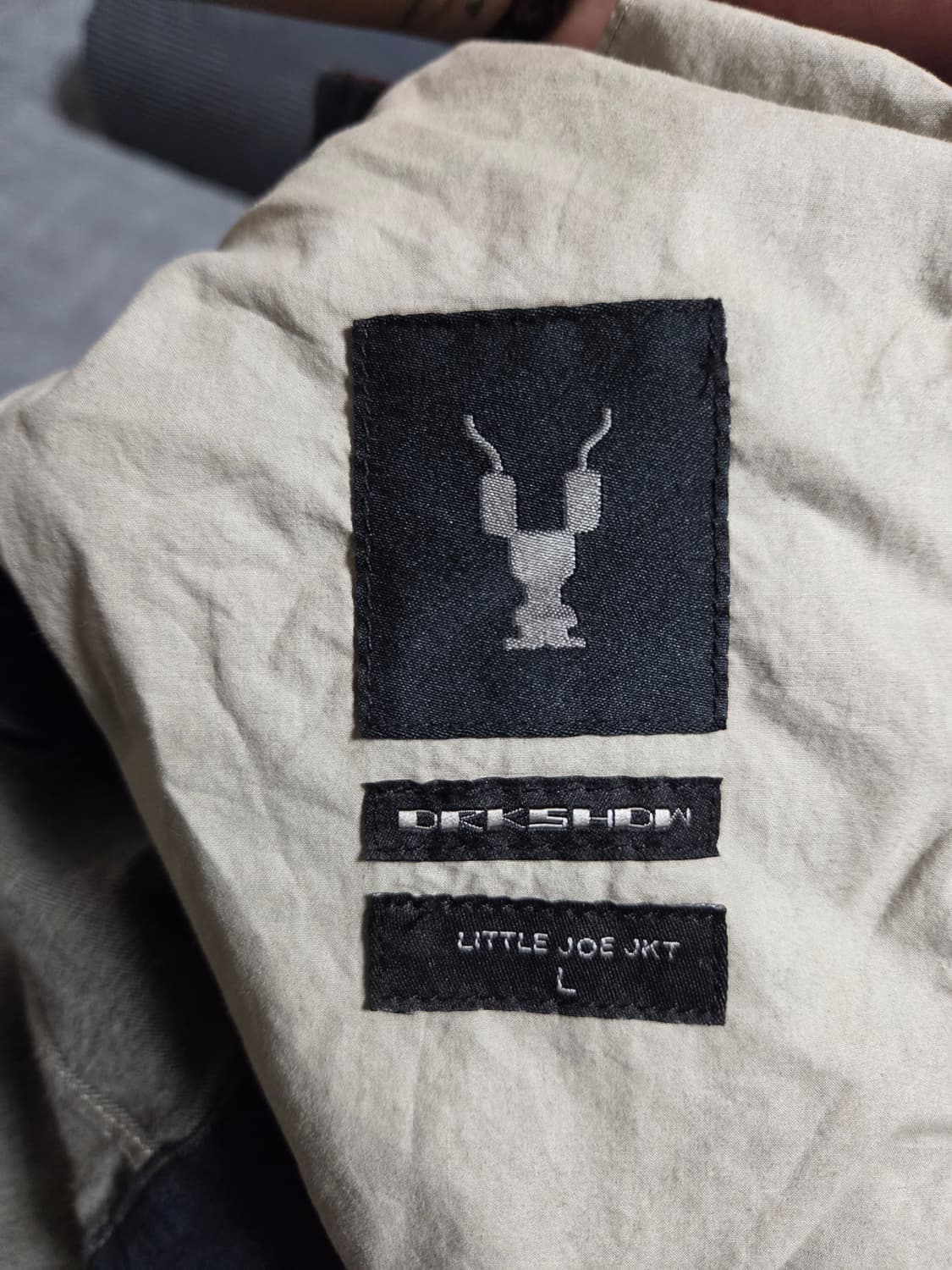 릭오웬스 리틀조 데님자켓 상품이미지5