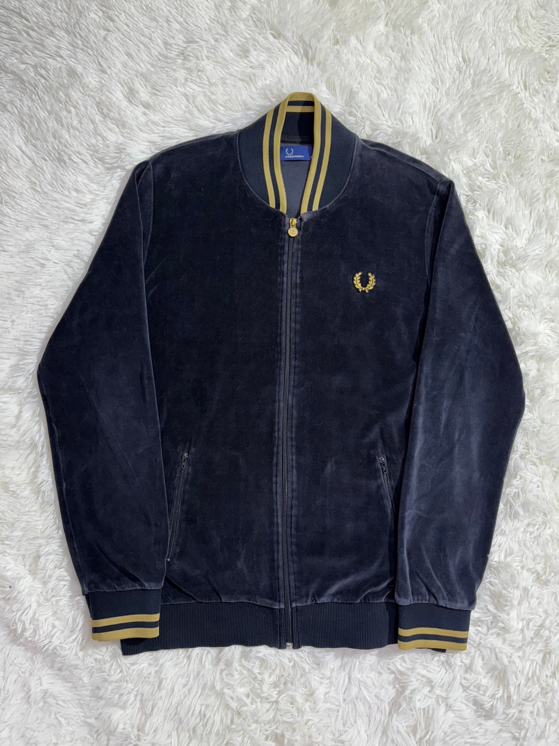 프레드페리 벨루어 트랙탑  상품이미지3