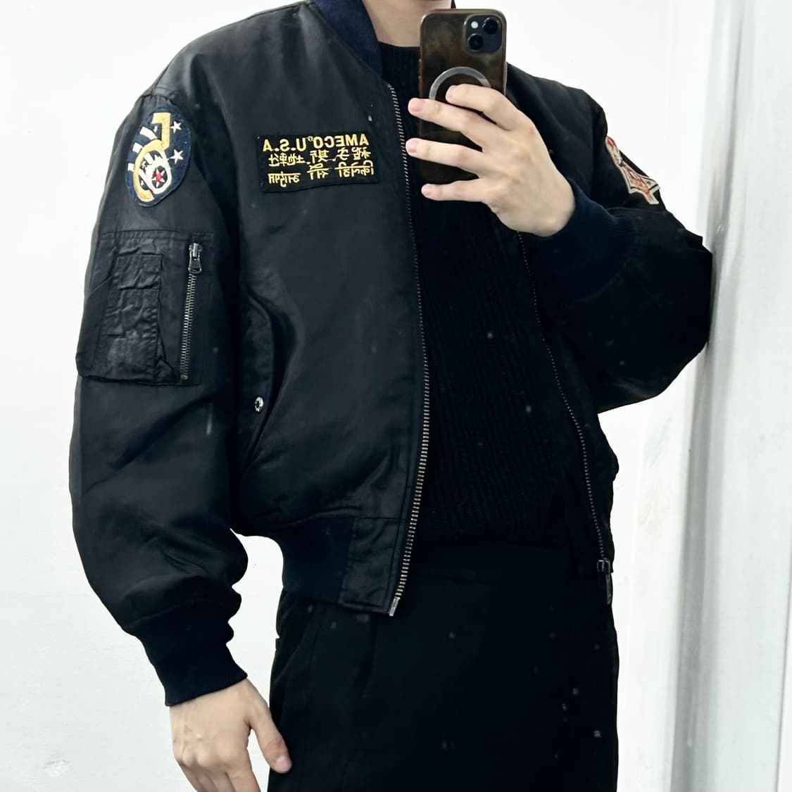 Ameco 아메코 플라이트 MA-1 자켓 상품이미지2