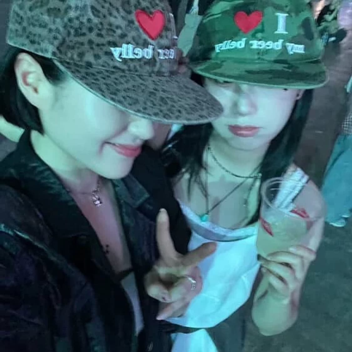 레오파드 레터링 자수 일차챙 볼캡 상품이미지8