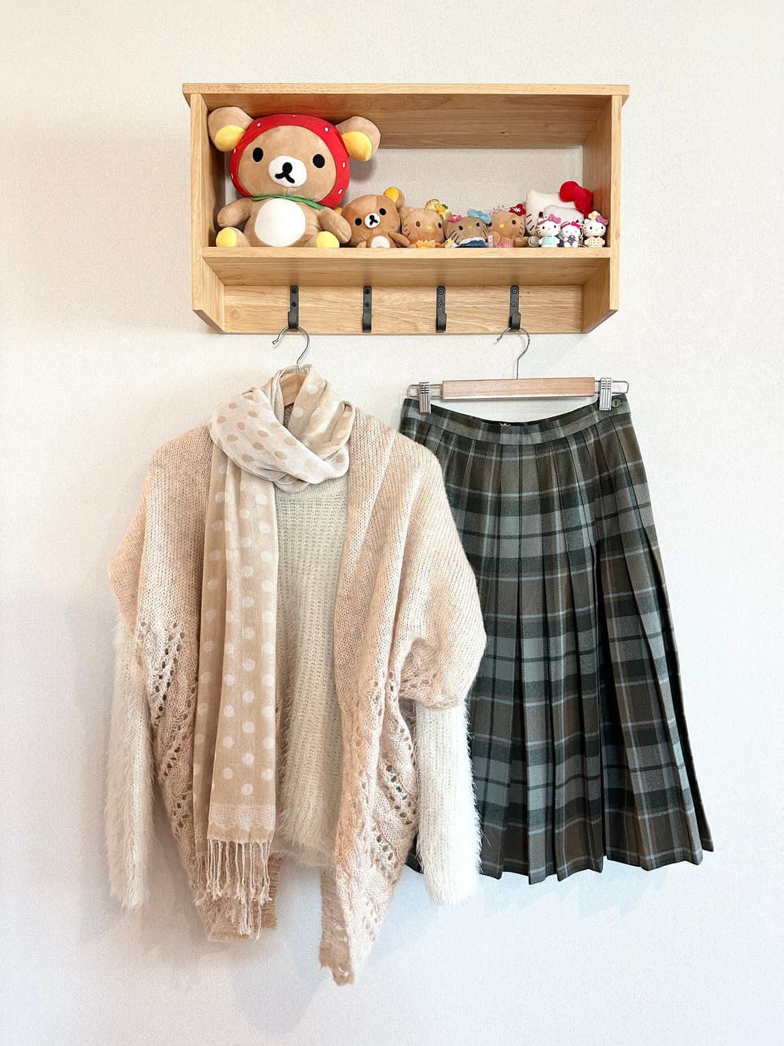 jpn 하구미 스즈코 아오이유우 모리걸 레이어드 코디세트 상품이미지1