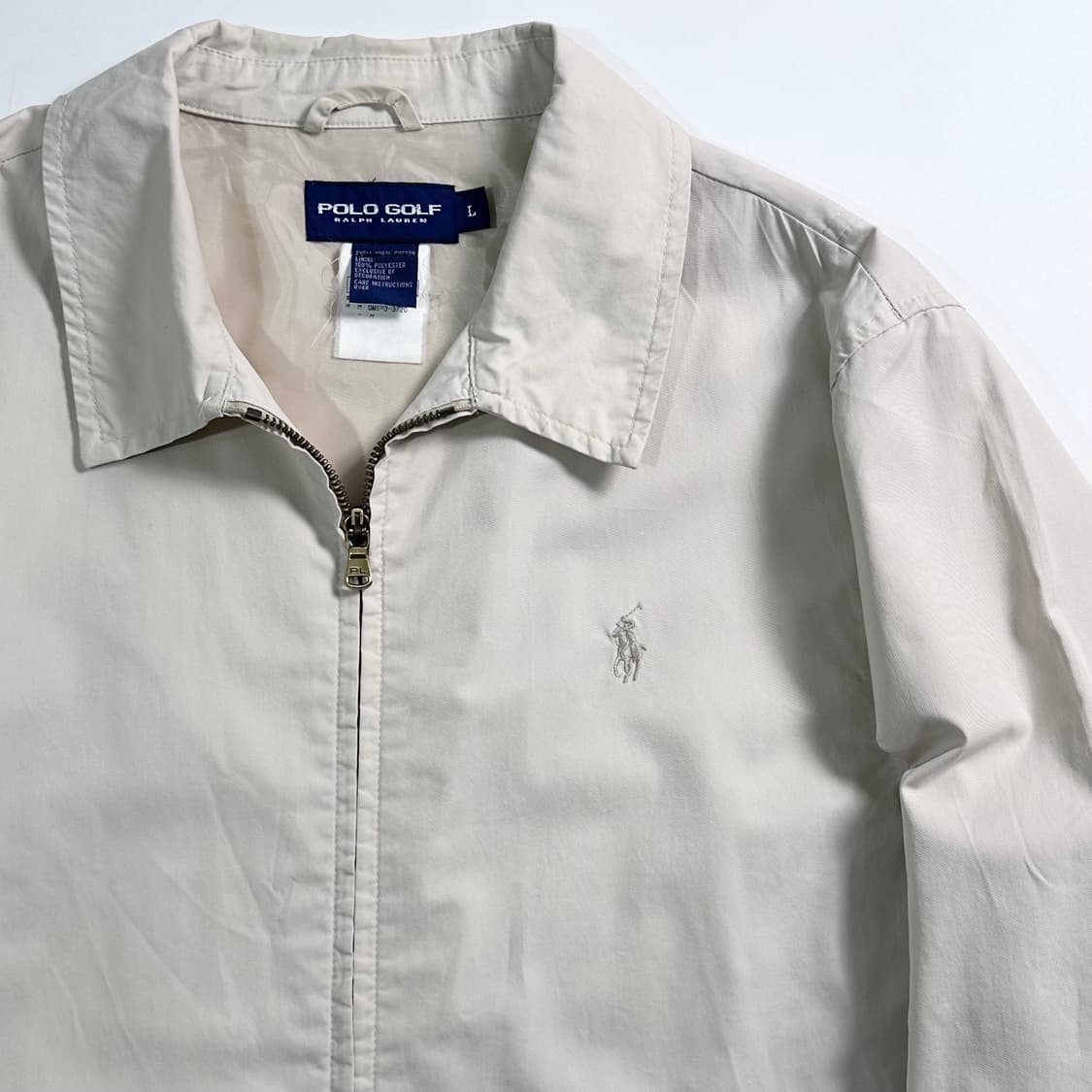  폴로 랄프로렌 아이보리 폴리쉘 자켓  상품이미지3