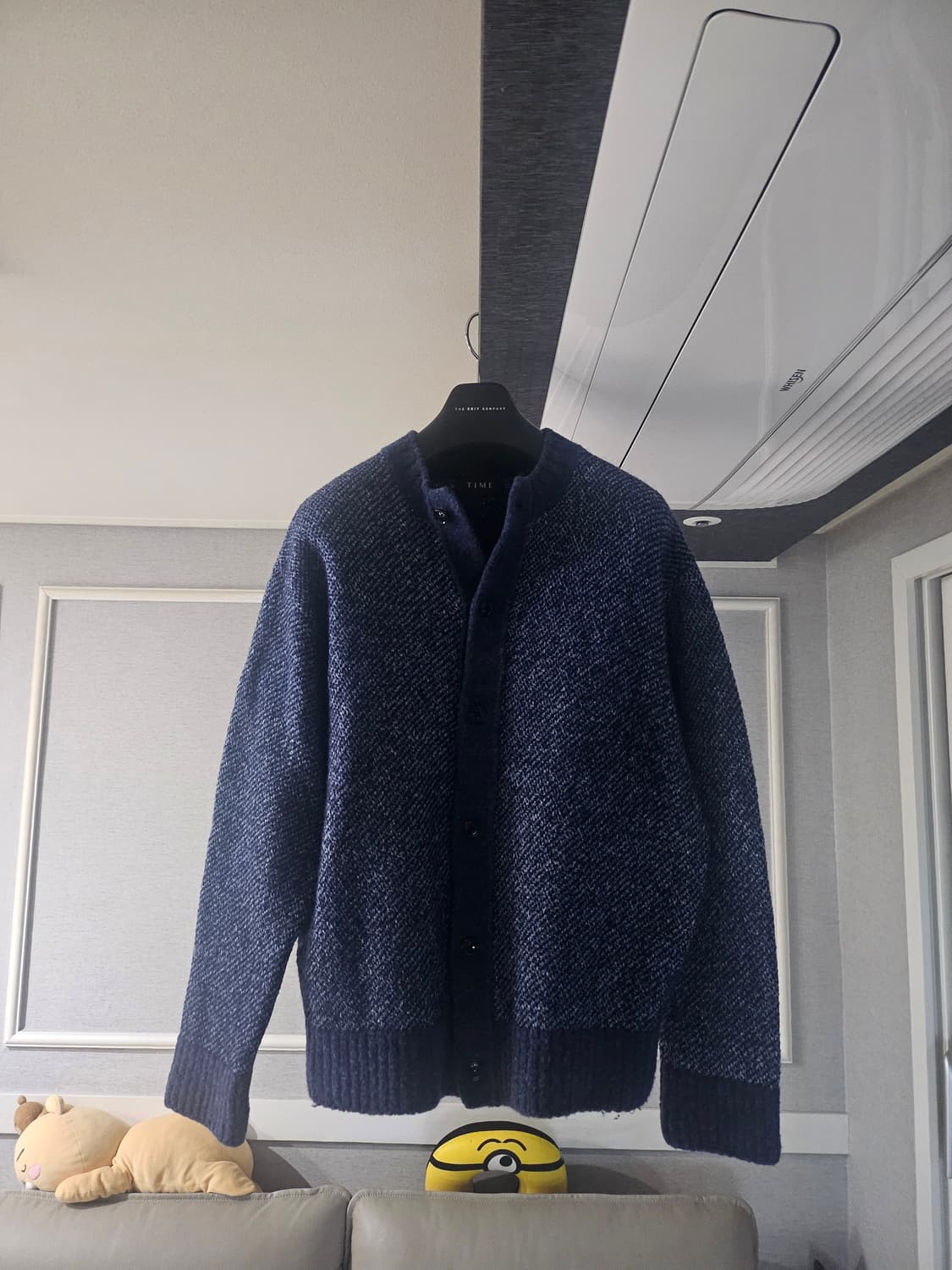 [거의 새것] 타임옴므 램스 울 블렌드 가디건 상품이미지2