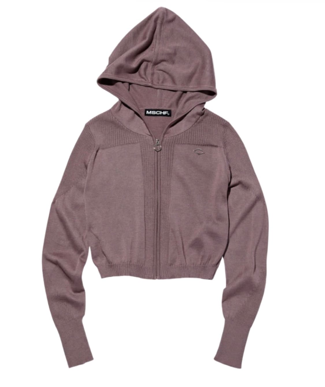 미스치프 롬버스 니티드 후드 로즈 브라운 상품이미지1