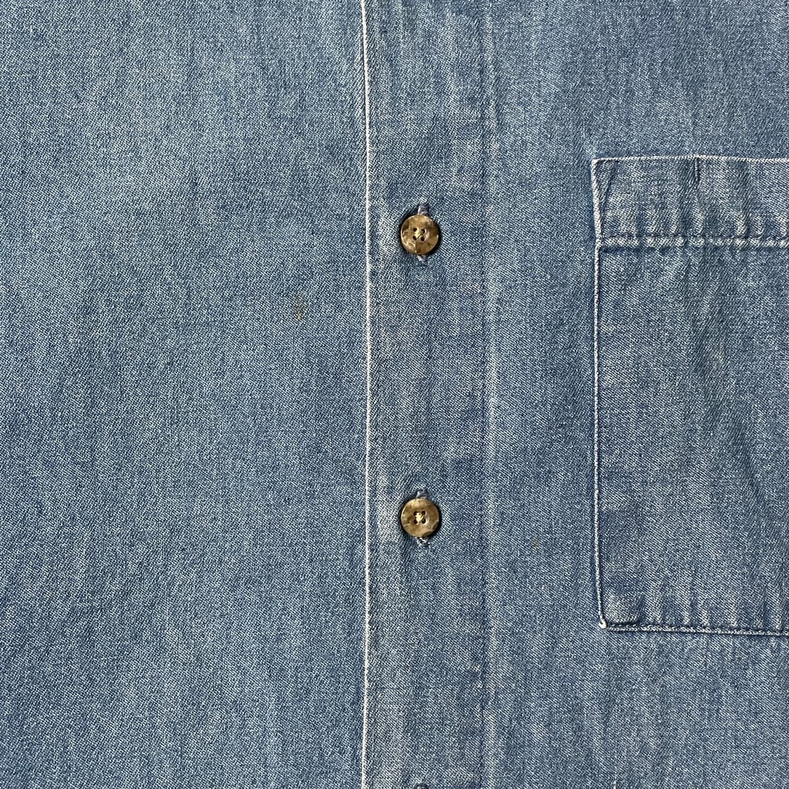 DICKIES 디키즈 빈티지 코튼 데님 워크 셔츠 A00901 상품이미지4