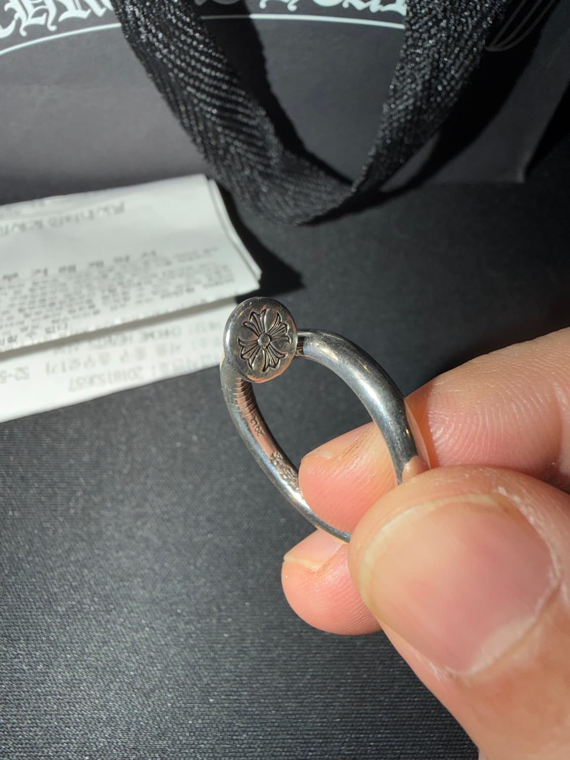 크롬하츠 크로스플랫네일링 국내영수증 상품이미지2