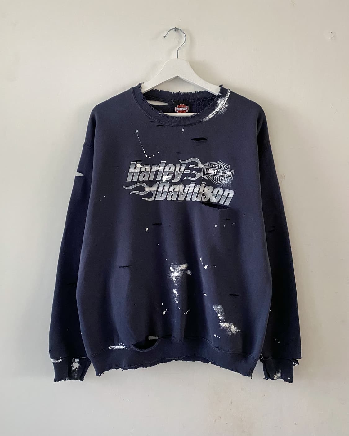 할리데이비슨 디스트로이드 페인팅 맨투맨 상품이미지1