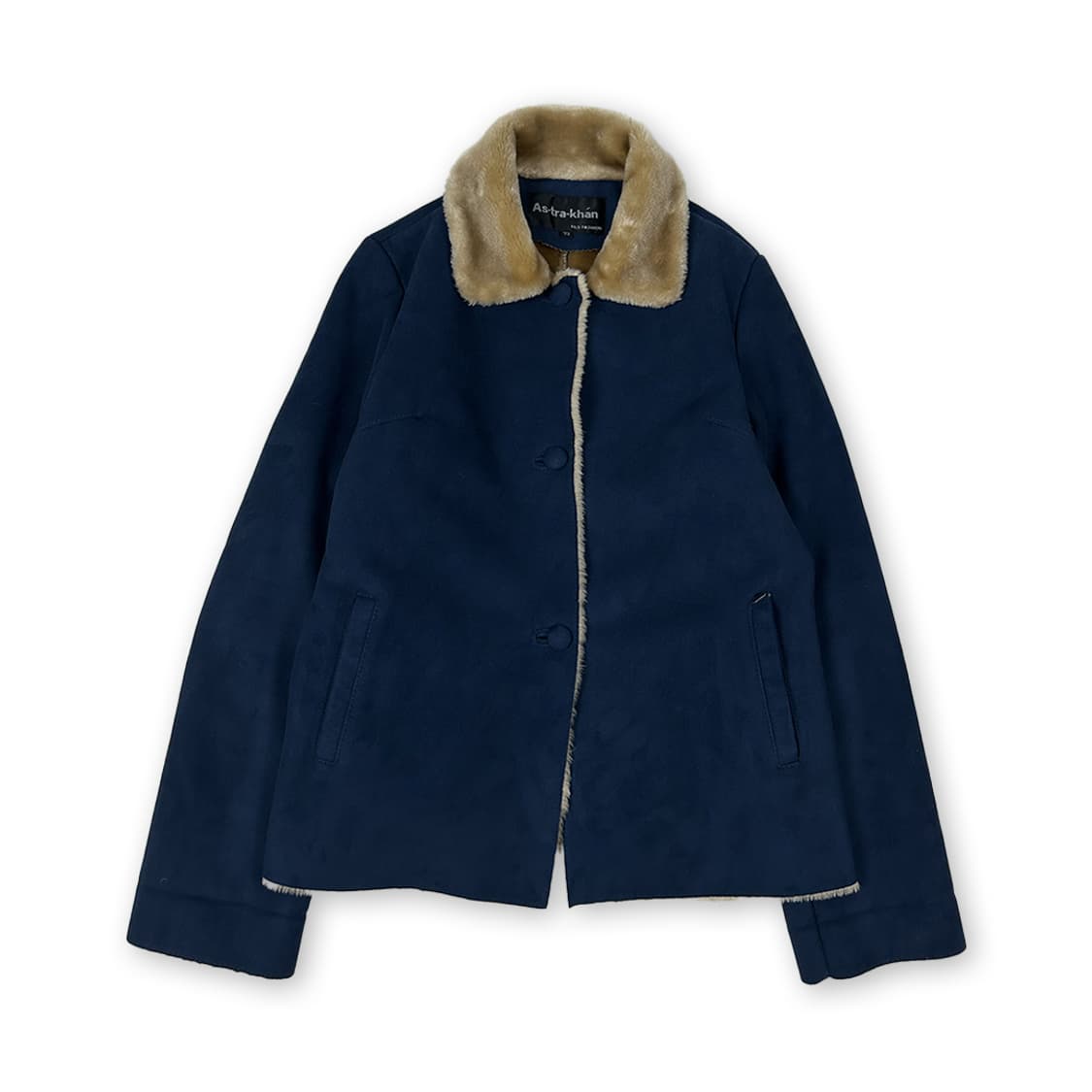 라스트라칸 스웨이드 털 안감 자켓 상품이미지1