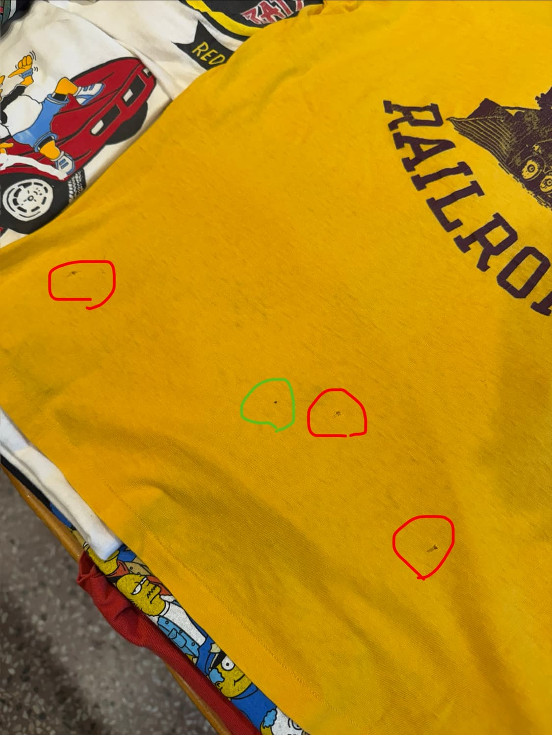 80s 챔피온 RAILROADERS 티셔츠 (XL) 상품이미지6