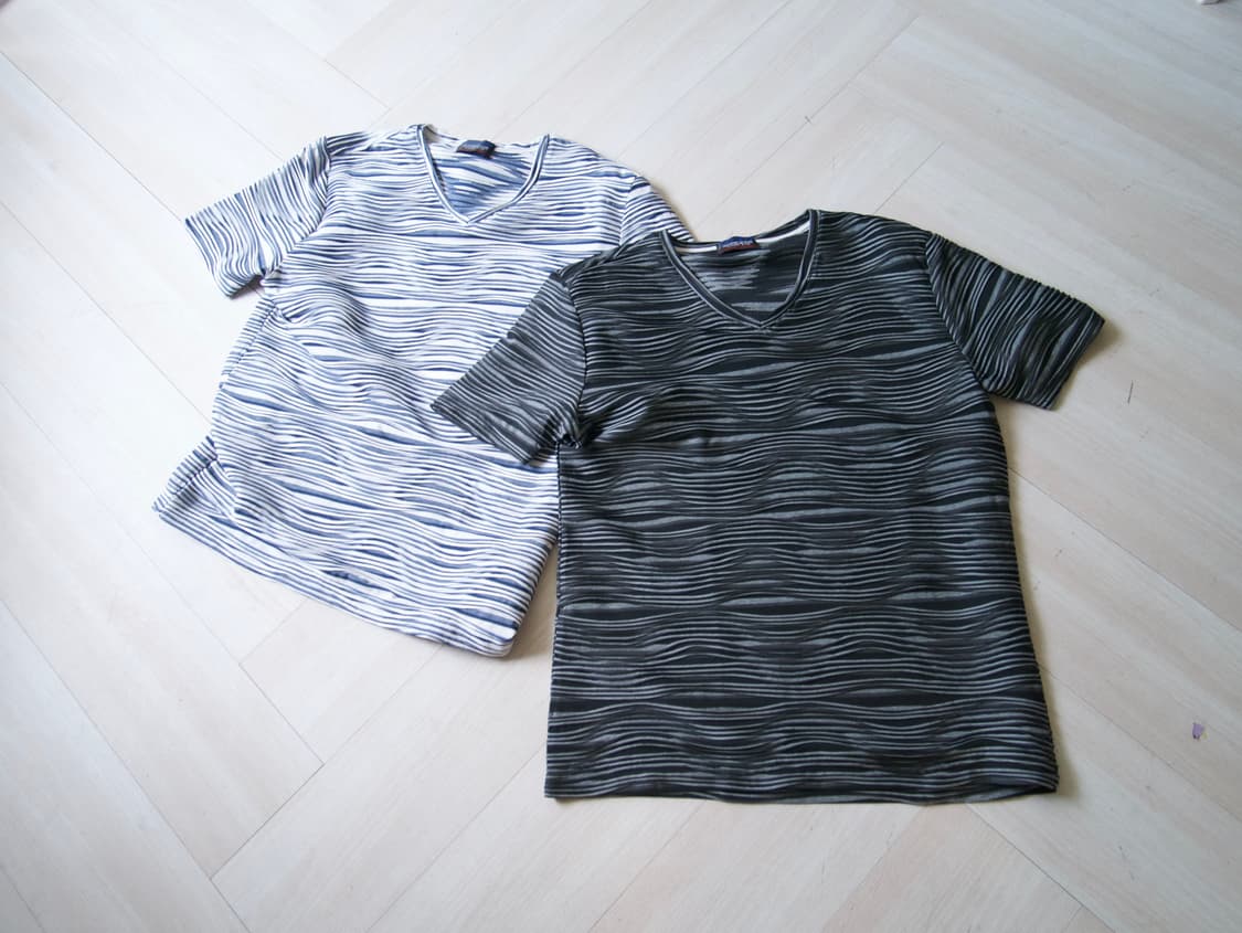 [NICOLE CUUB FOR MEN] wave v neck tee 상품이미지2