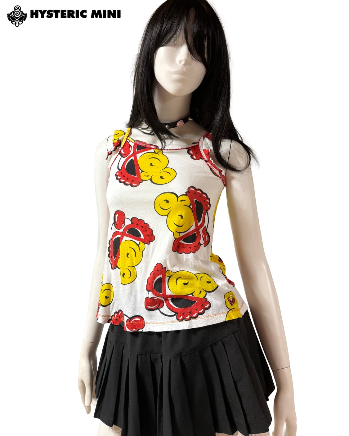 히스테릭 글래머 미니 프릴 y2k 슬리브리스 상품이미지2
