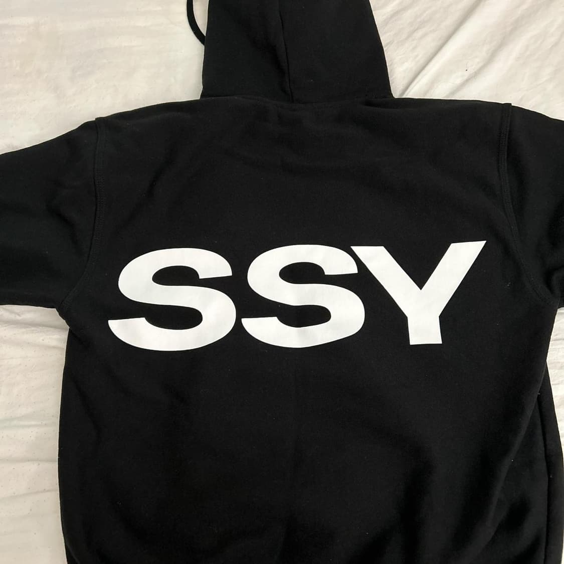 스투시 올 캡스 후드티 블랙 S 상품이미지2