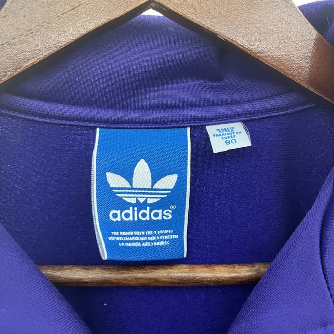 아디다스 파이어버드 딥퍼플 포도맛 져지 집업 90 C11094 상품이미지5