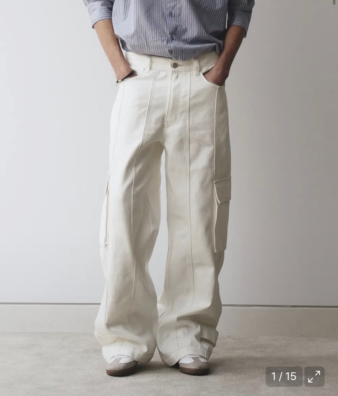 메종미네드 카고 바지 상품이미지1