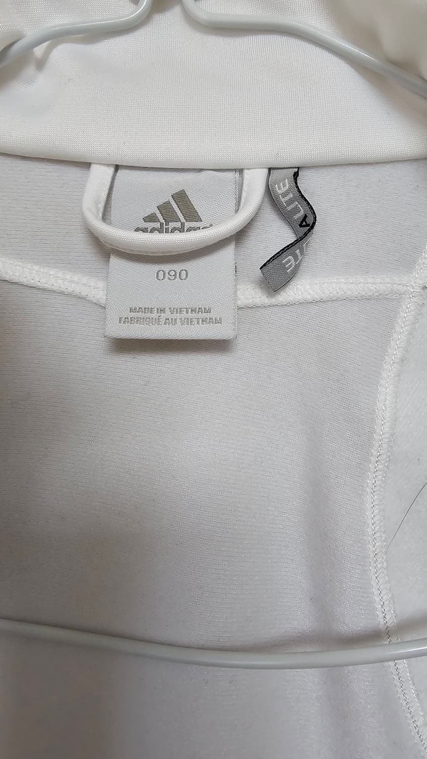 대대장 빈티지 아디다스 독일 축구 팀 트랙탑 져지 화이트 실버 상품이미지3