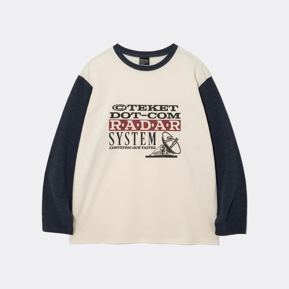 테켓 REVERSE L/S TEE-CREAM 상품이미지1
