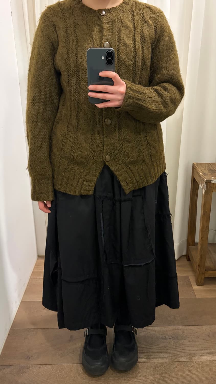 80's Hairy Twist Crochet Cardigan 상품이미지10