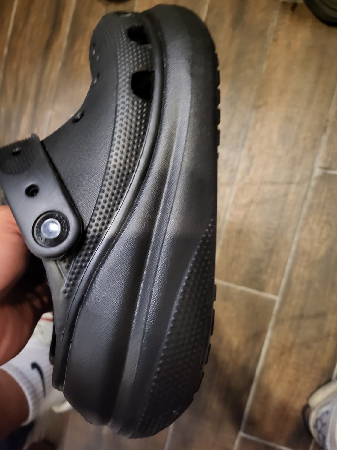 크록스크록스 클래식 클로그 블랙 m4 w6 상품이미지5