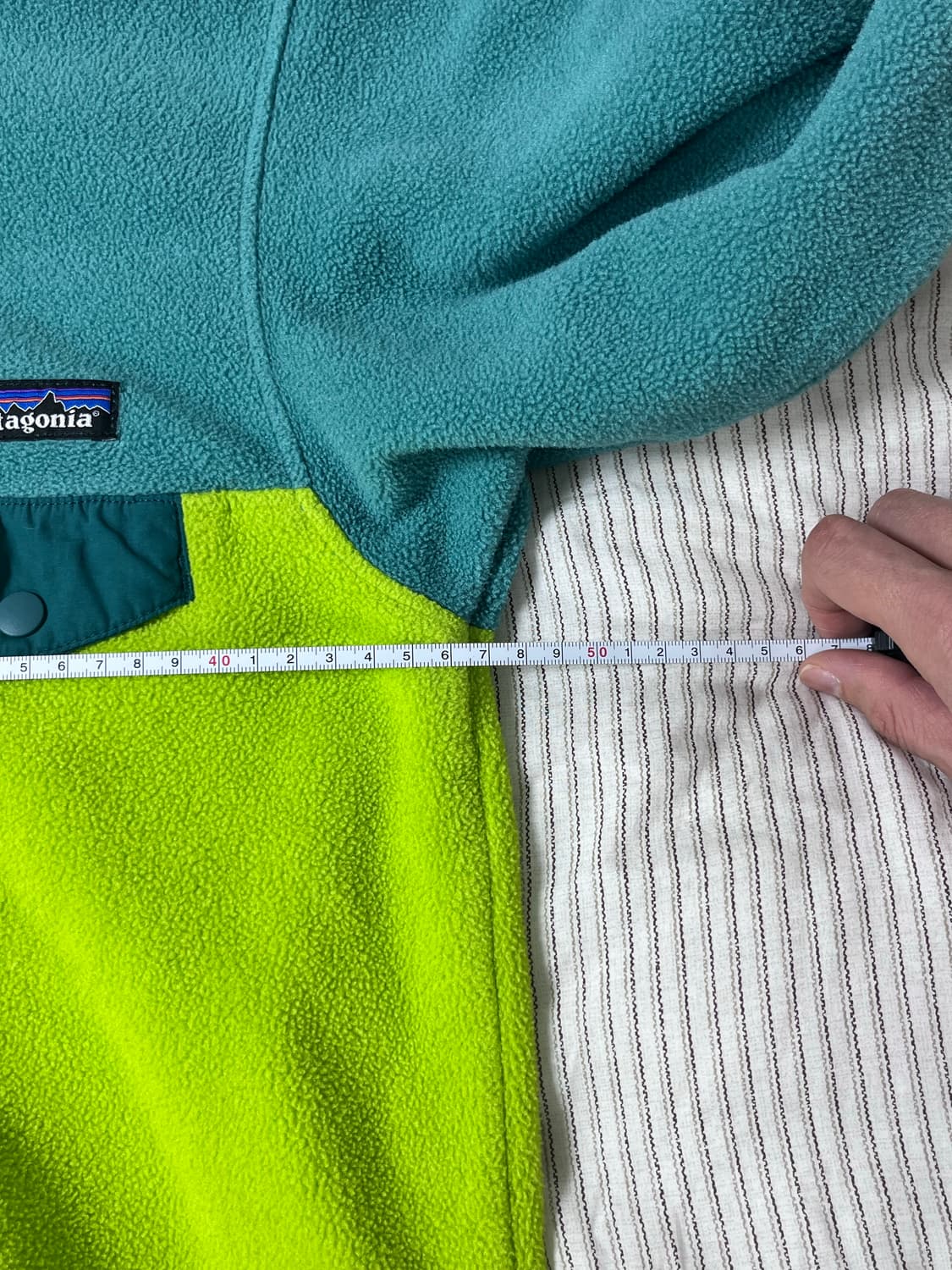 (W’s) 파타고니아 신칠라 스냅티 플리스 터키그린/라임 상품이미지10