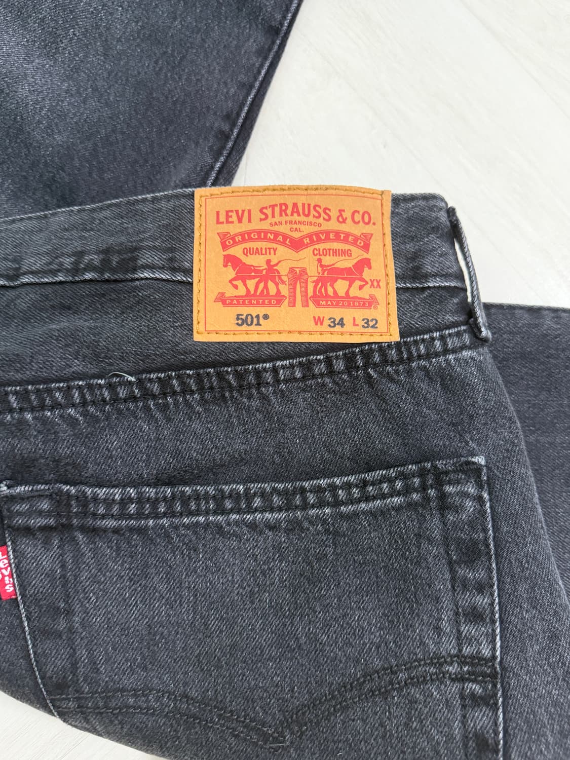 리바이스 501 흑청 ( 34,32) 상품이미지9