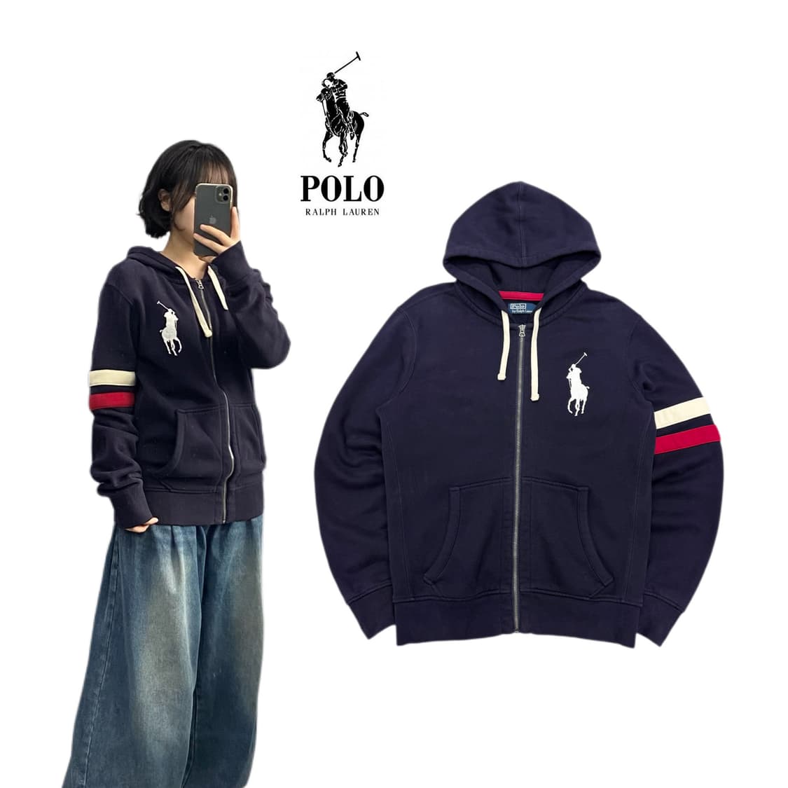 폴로 빅포니 치프키프 후드집업 상품이미지1