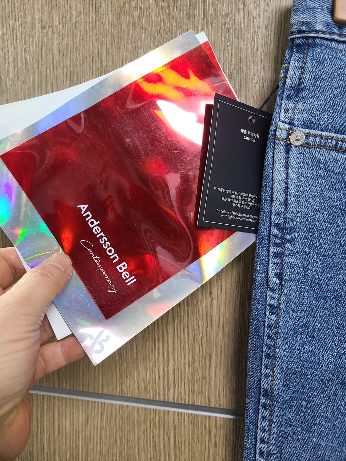 새상품 앤더슨벨 부츠컷 데님바지   상품이미지3