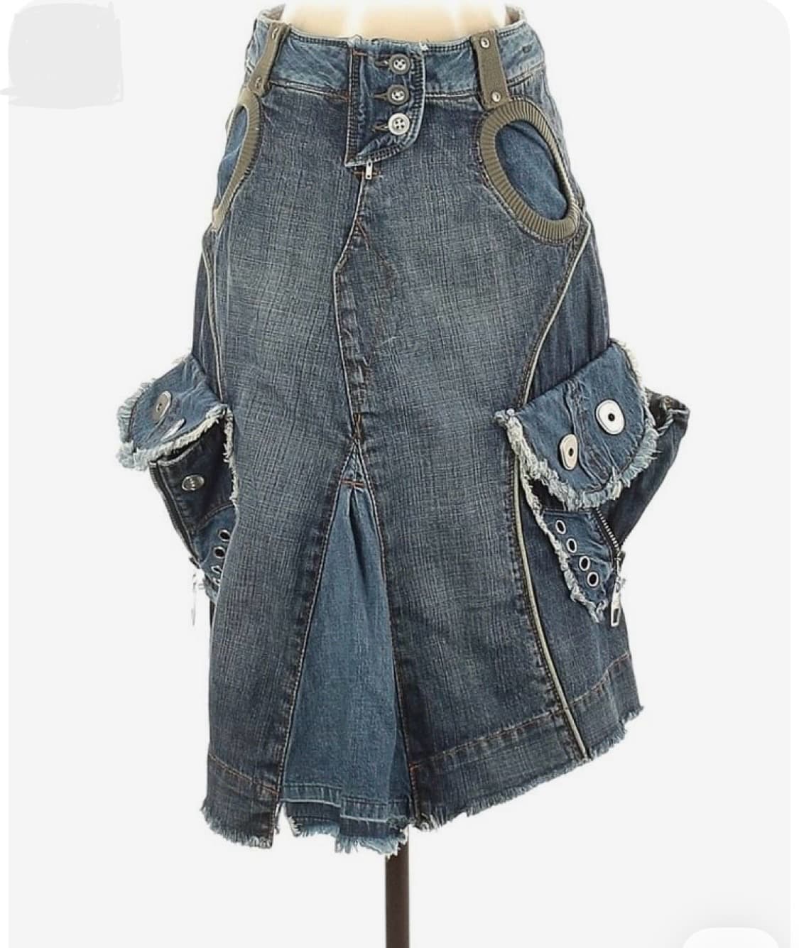 Miss sixty RARE archive denim midi skirt 상품이미지3