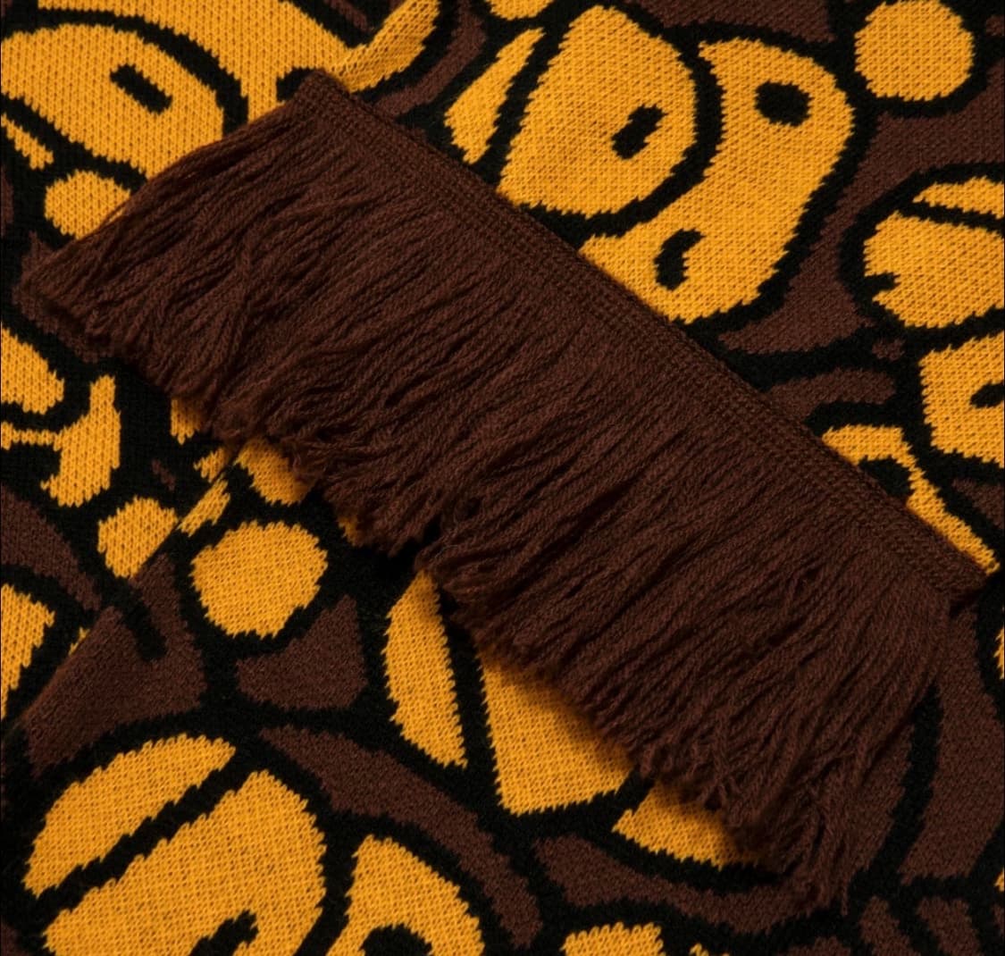 [국내배송/미개봉새상품] bape 베이프 베이비 마일로 니트 머플러 상품이미지3