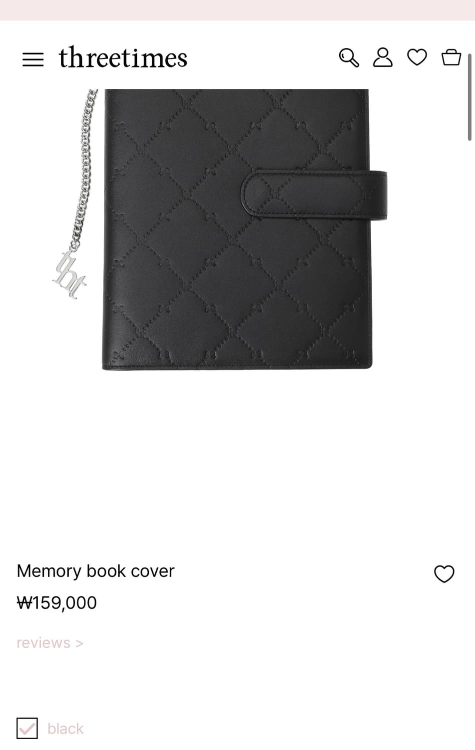 쓰리타임즈 메모리 북 커버 memory book cover 상품이미지2