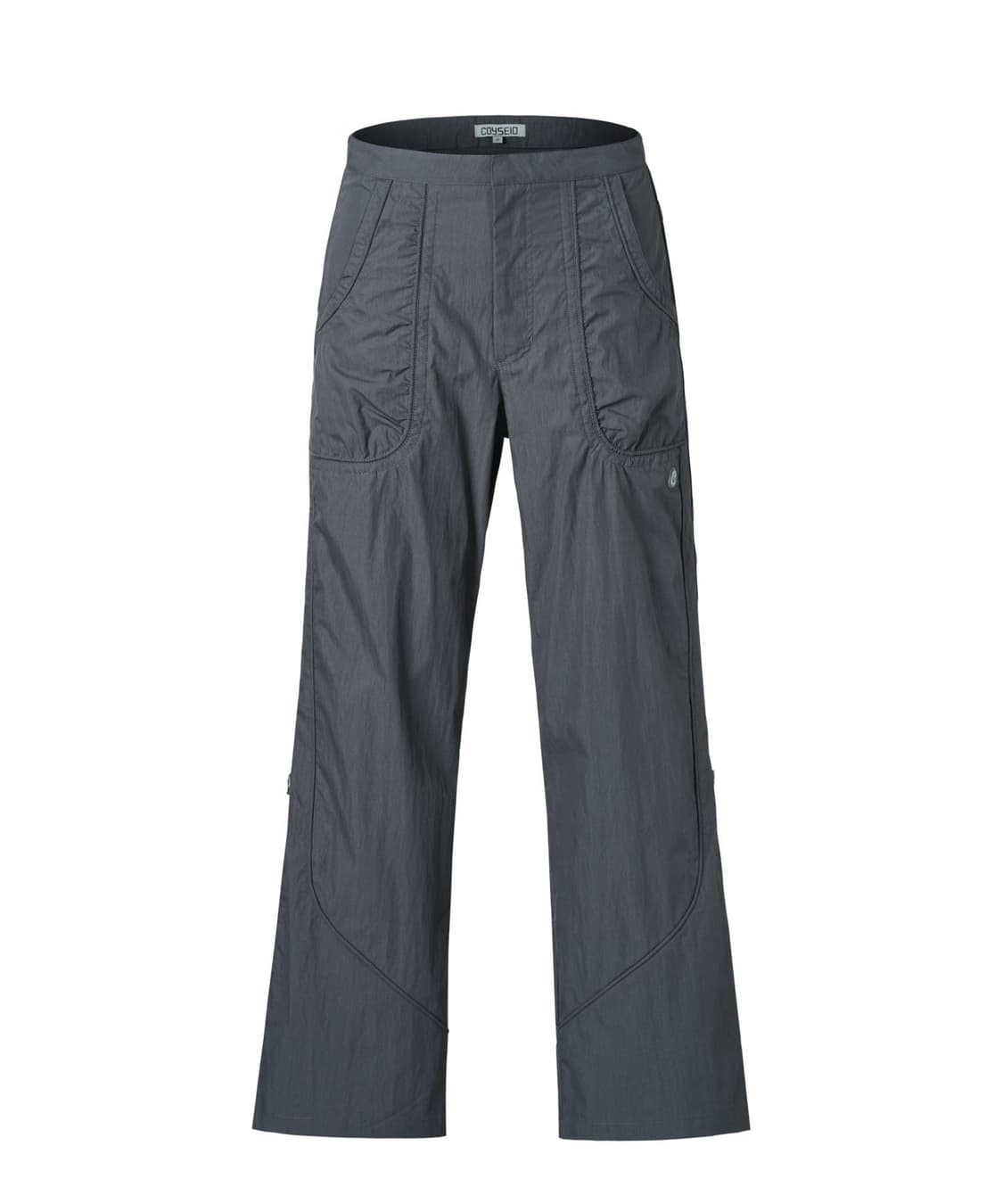 COYSEIO SIDE ZIPPER LINE PANTS GREY 상품이미지1