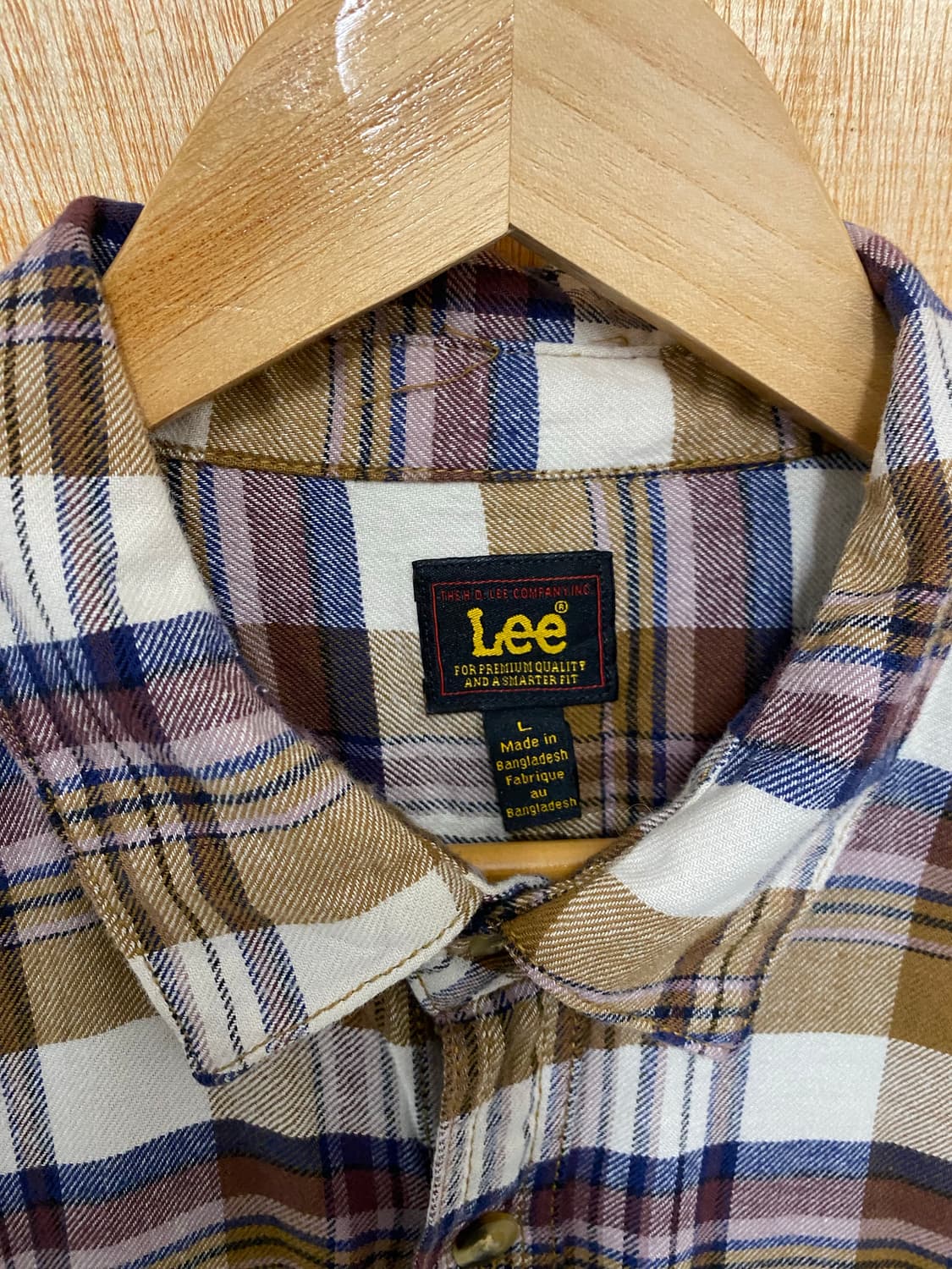 LEE madras check flannel shirts 마드라스 체크 상품이미지5