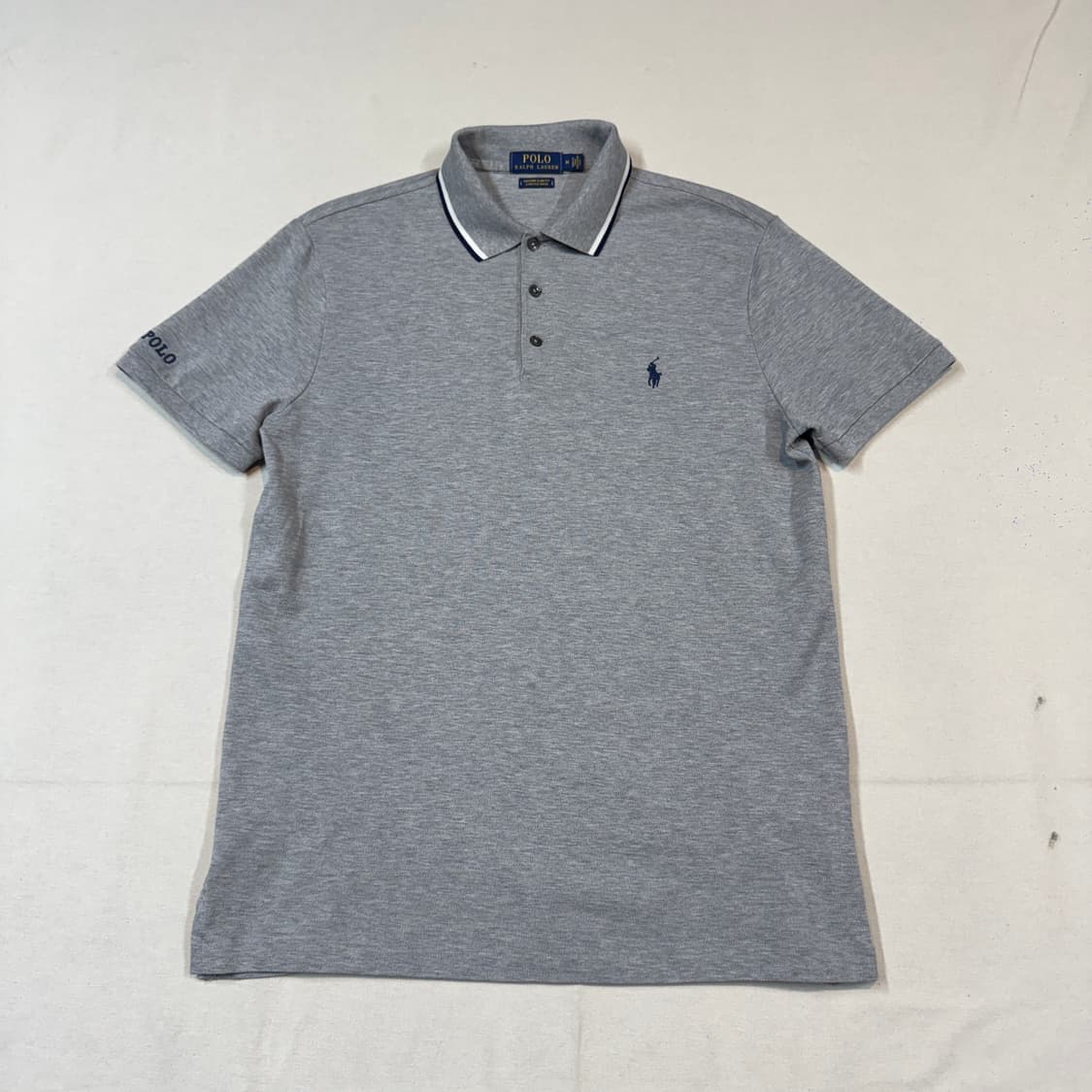 M) 폴로 랄프로렌 클래식 반팔 카라티 PK 그레이 상품이미지1