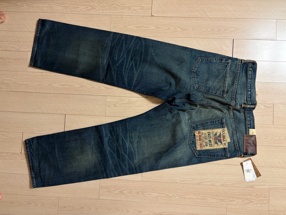 (34x32) RRL 빈티지파이브포켓 기빈스 빈파포 청바지 상품이미지2