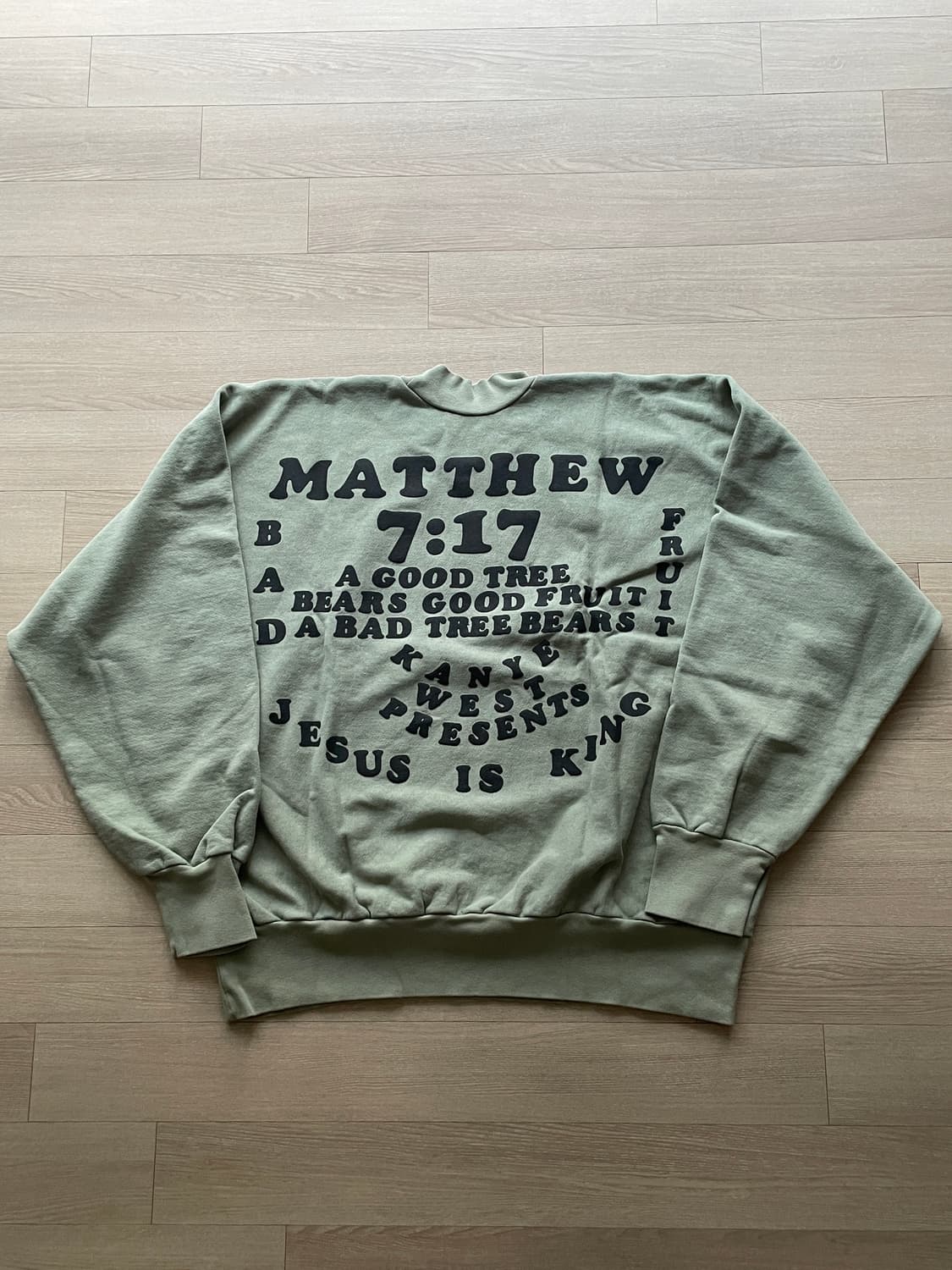 이지 칸예 JIK CPFM 머천 크루넥 스웻셔츠 yeezy 상품이미지2