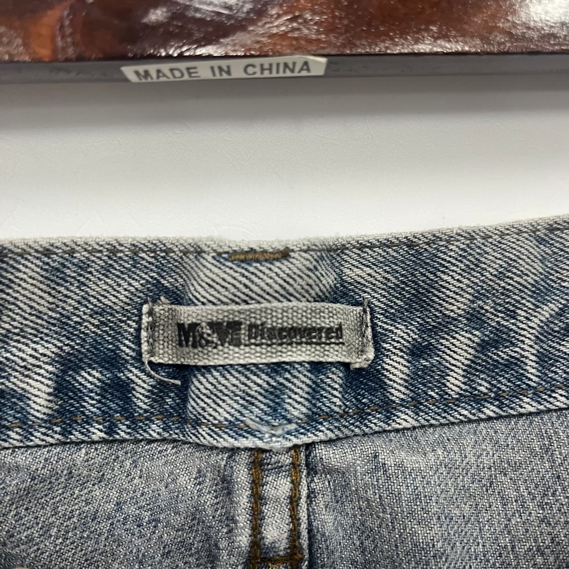 빈티지 데님 반바지 상품이미지3