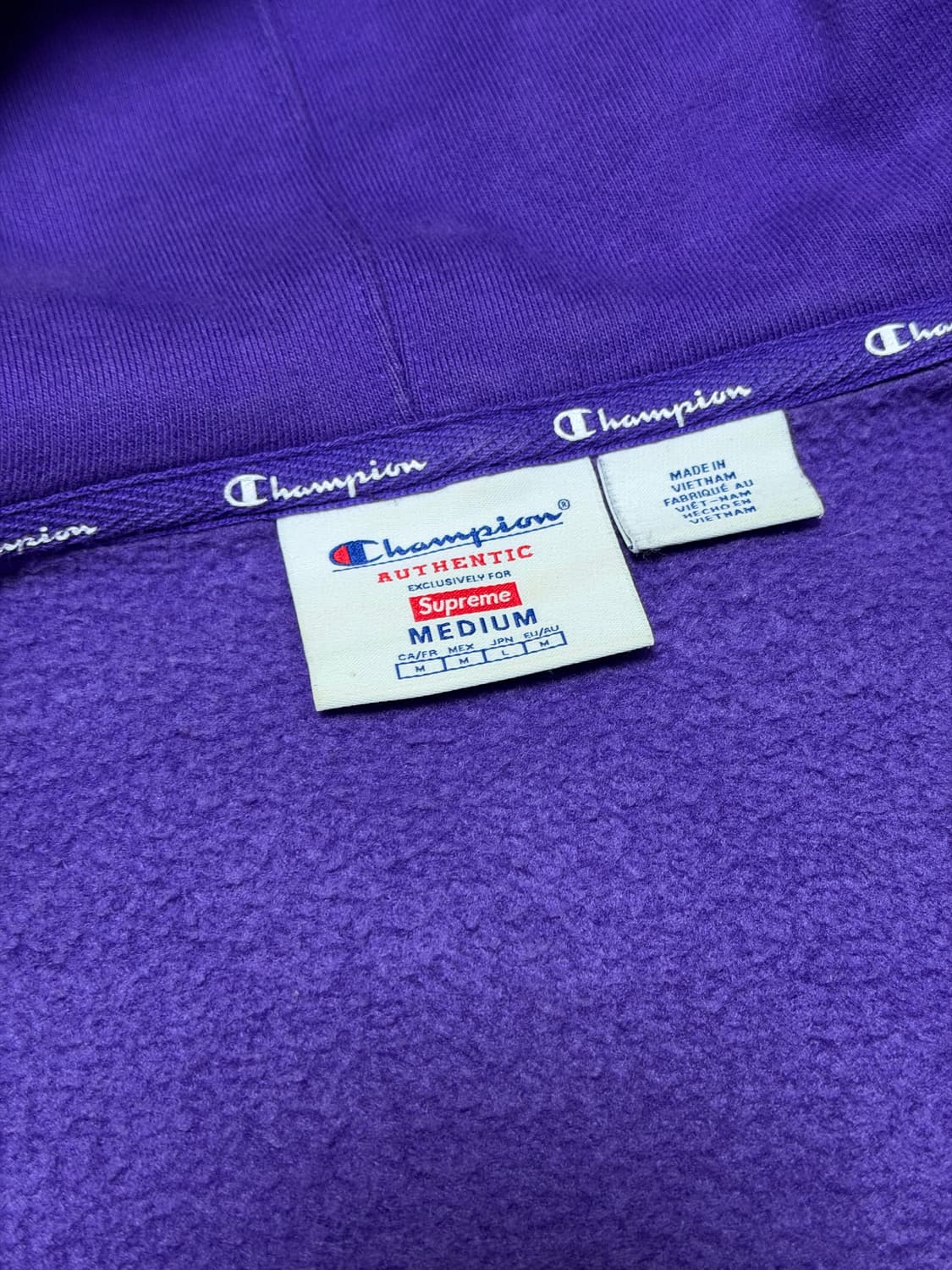 슈프림 챔피온 후드 집업 상품이미지3