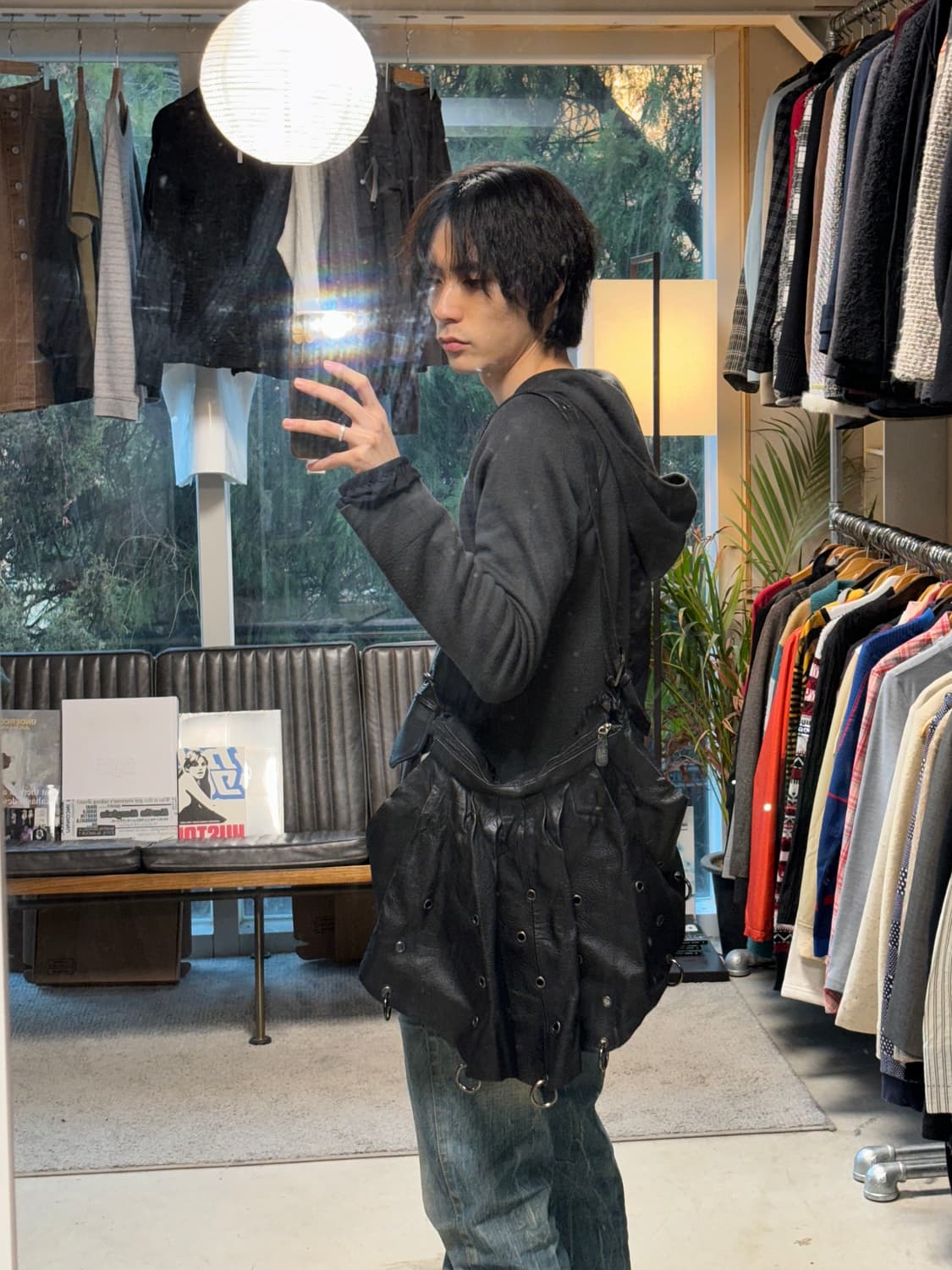 Jpn 피어싱 레더백 상품이미지7