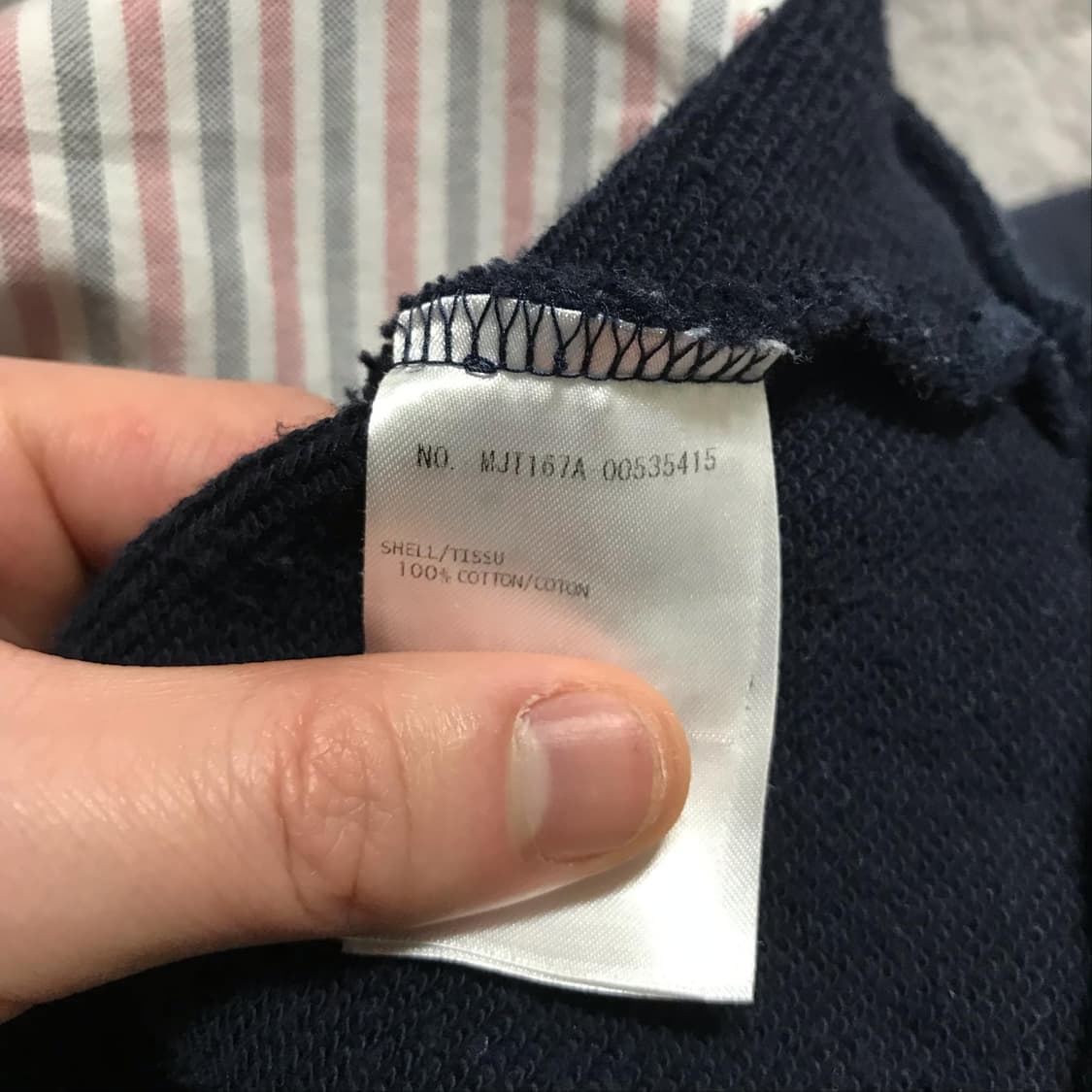 {클로젯}[2][22ss]톰브라운 코튼 사선완장 가디건 상품이미지7