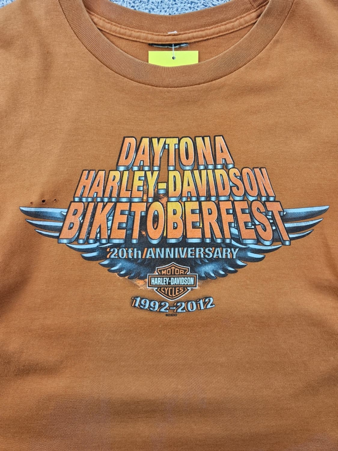 할리데이비슨 반팔 티셔츠 ( M추정 ) / 11930 상품이미지7