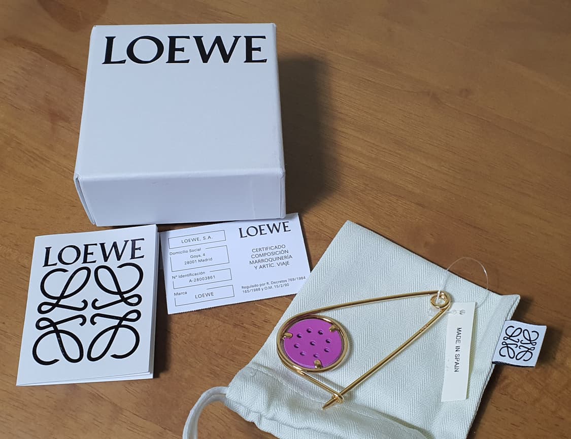 로에베 메카노 핀 브로치 상품이미지3