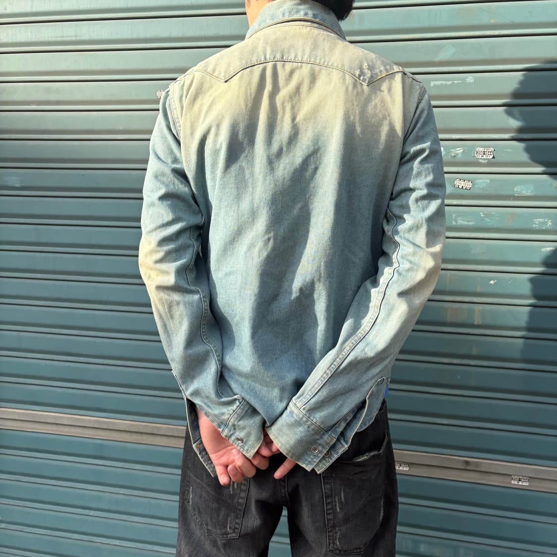 넘버나인 타카히로 미야시타 디스트레스 웨스턴 셔츠 상품이미지3