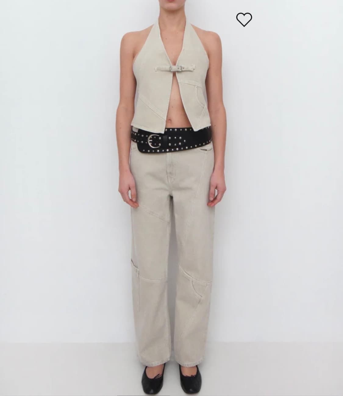 기마구아스 베벌리 팬츠 베이지 상품이미지1