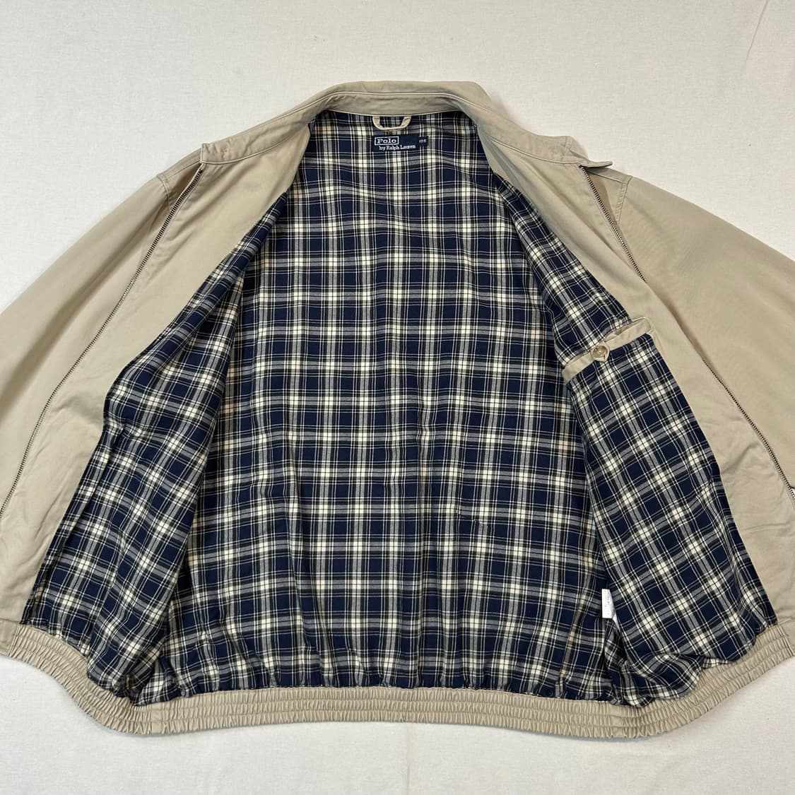 XL) 폴로 랄프로렌 베이포트 스윙탑 코튼 자켓 체크 안감 상품이미지5