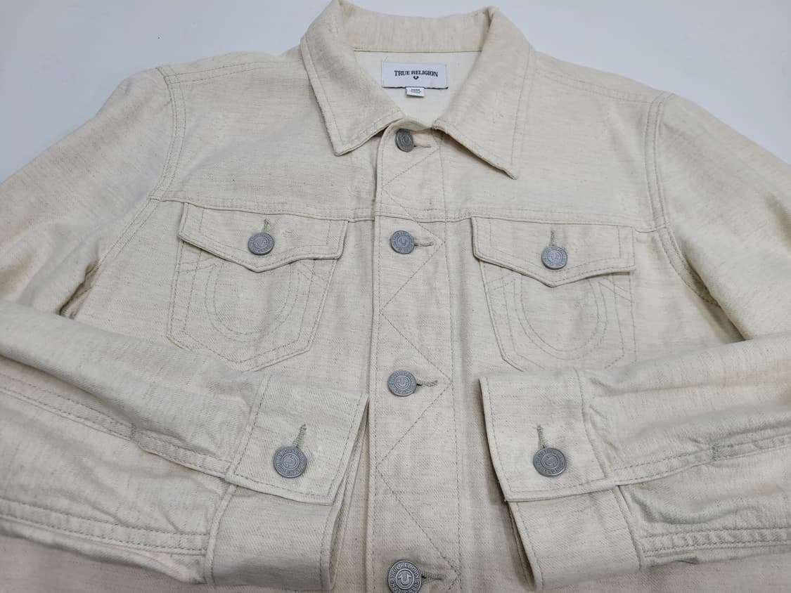 트루릴리전 데님 트러커 자켓 / 여 M 아이보리 
 상품이미지3